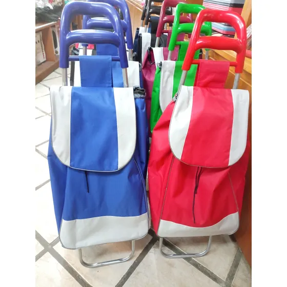 Carro De Mercado/compra De Lona Plegable 2ruedas Margarita!