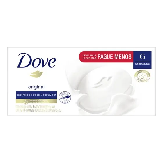 Pack X6 Jabón Dove 90 Grs.