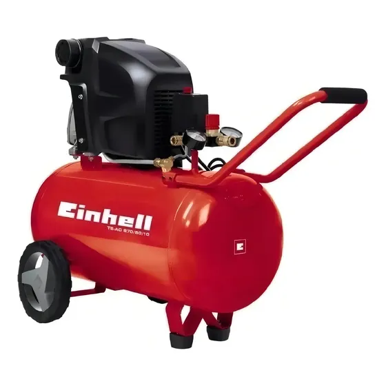 Compresor De Aire Einhell Tc-ac 270/50/10 50l 2,5 Hp Rojo 50 Hz