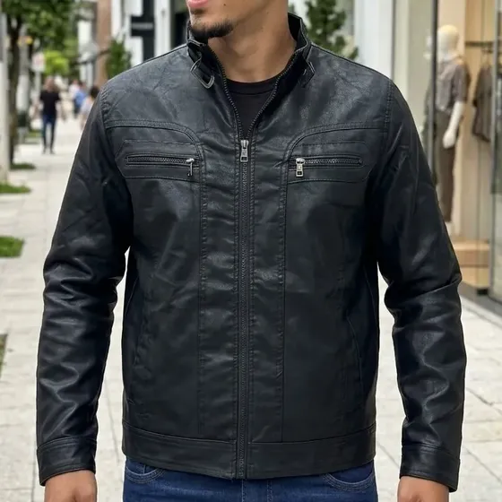 Jaqueta De Couro Masculina | Mercado Livre