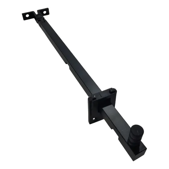 Trava Limitadora Para Janela Basculante Reforçada Preta 30cm