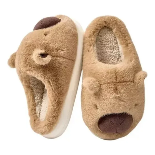 Pantuflas Capibara, Hermosas Pantuflas De Algodón Capibara