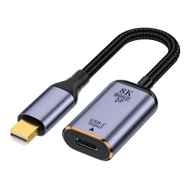Usb-c Tipo C Hembra Fuente A Mini Displayport Dp 1.4 