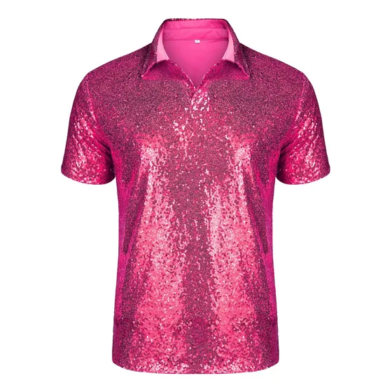 Urru Polera De Fiesta Con Lentejuelas Brillantes De Moda D