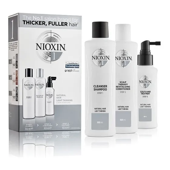 Nioxin-1 Shampoo 300ml+conditioner+locion Cabello Natural