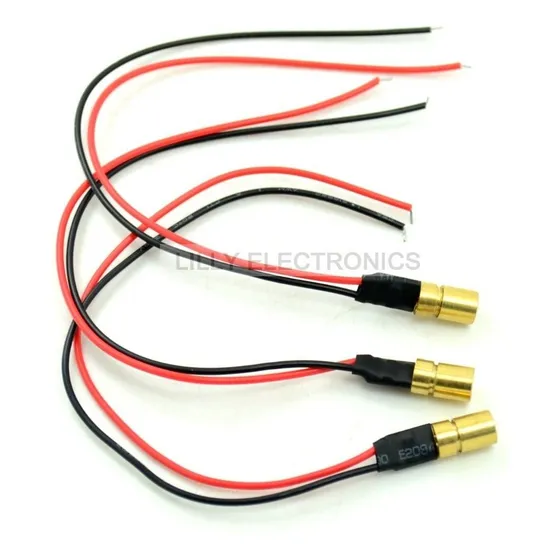 3pcs Lot Mini Tipo Narnja Rojo Diodo Modulo Laser 635 Nm 3 6