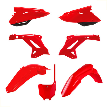 Kit Plasticos Restyling Honda Cr 125 2000-2001 - Rojo/negro Kit Plasticos Restyling Honda Cr 125 2000-2001 - Rojo/negro