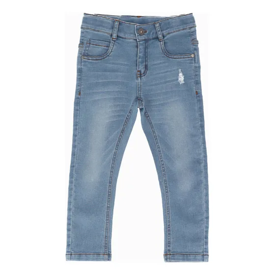 Jeans Niño Pitillo Celeste Black And Blue