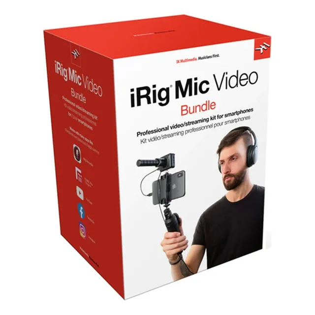Paquete Grabación Irig Mic Video Bundle Ik Multimedia Color Negro
