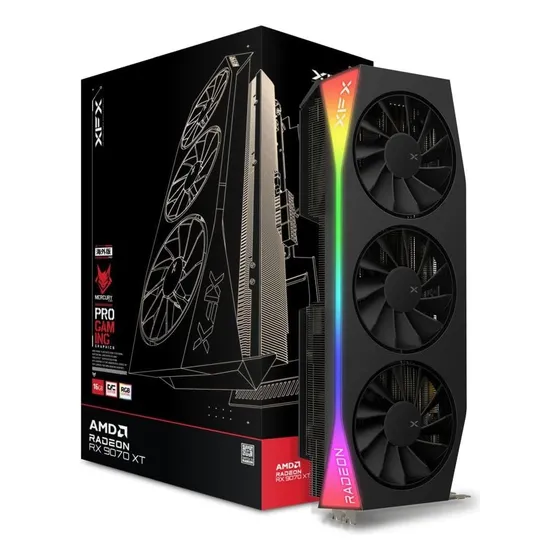 Xfx Mercury Amd Radeon Rx 9070xt Oc Gaming Edition With R...
