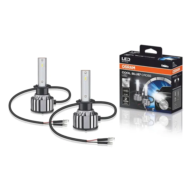 Kit 2 Lamparas Led H1 Osram Cool Blue Cross P14.5s 12v 6500k