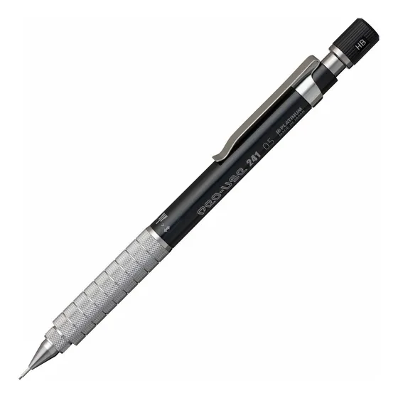 Lapiseira Platinum Pro-use 241 Black 0.5mm