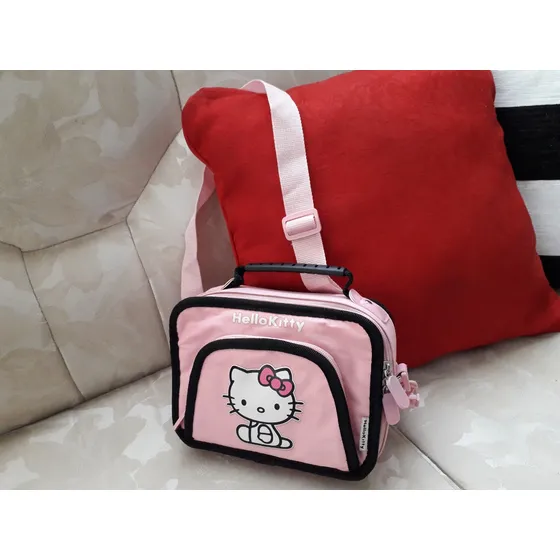 Cartera Niña Bolsito Hello Kitty Original!! Rosado, Multiuso