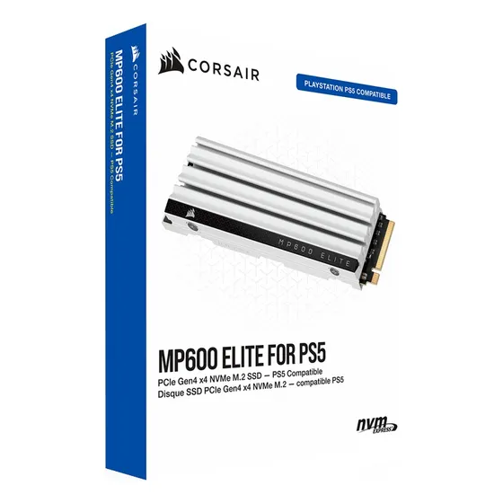 Disco Ps5 M.2 Pcie Gen4 X4 Nvme Ssd Corsair Mp600 Elite 2tb