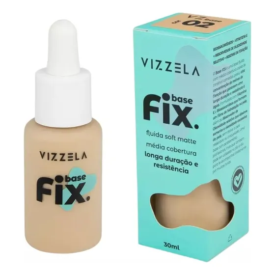Base Líquida Fix - Vizzela - 30ml