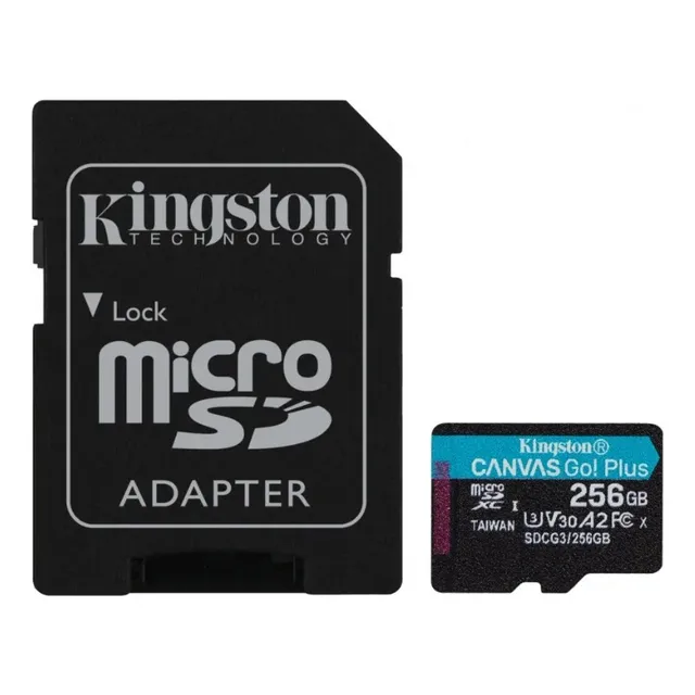 Memoria Kingston Micro Sdxc Canvas Go Plus 256gb Uhs-i U3v30