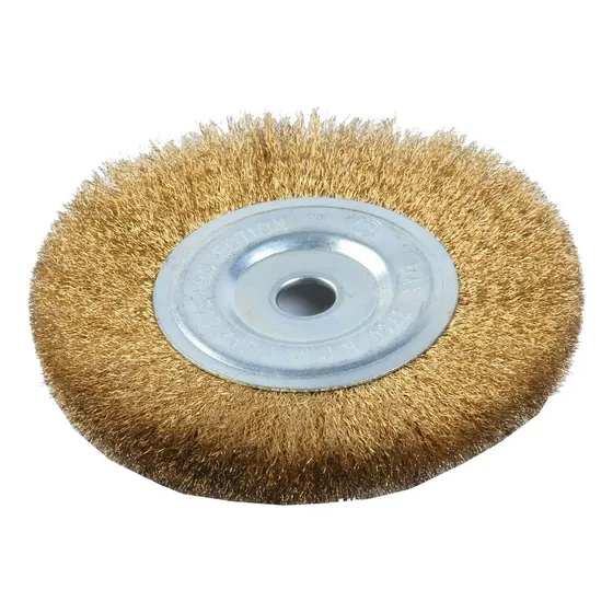 Cepillo Amoladora De Banco Alambre Bronceado 150mm Davidson