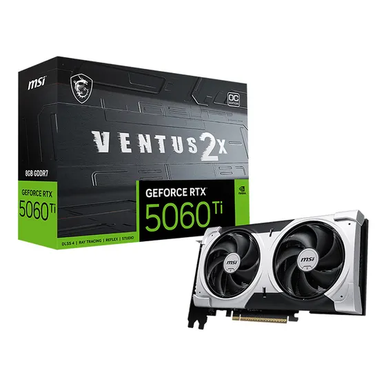 Mercado Livre Placa De Vídeo Msi Geforce Rtx 5060 Ti Ventus 2x Oc Plus 8gb image