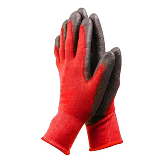 Guantes De Nitrilo Reforzado Alta Calidad Color Rojo