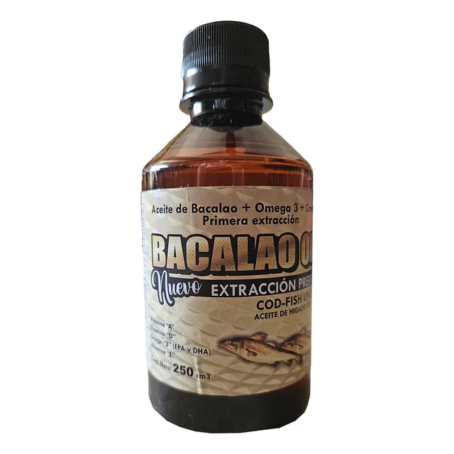 Aceite De Higado Bacalao Noruego Modelife Liquido 250cc