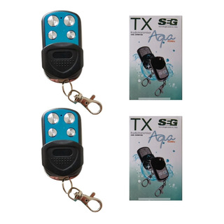 2 Piezas Control Remoto Seg Tx Aqua Porton Electrico 2 Piezas Control Remoto Seg Tx Aqua Porton Electrico