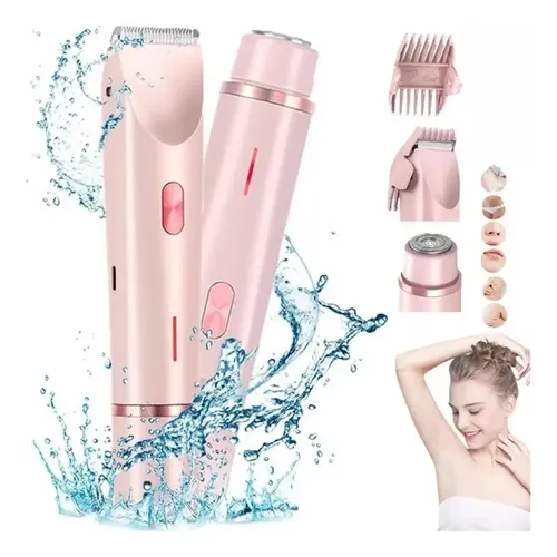 Lighted Lady Shaver Epilator 4 In 1 Mini Lady Skin Touch Wo