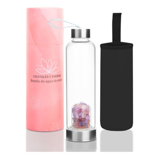 Termo Botella Agua Infusor De Té Con Cristal Energético Termo Botella Agua Infusor De Té Con Cristal Energético