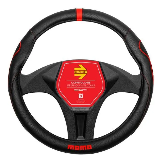 Cubre Volante Auto Universal Rojo Momo