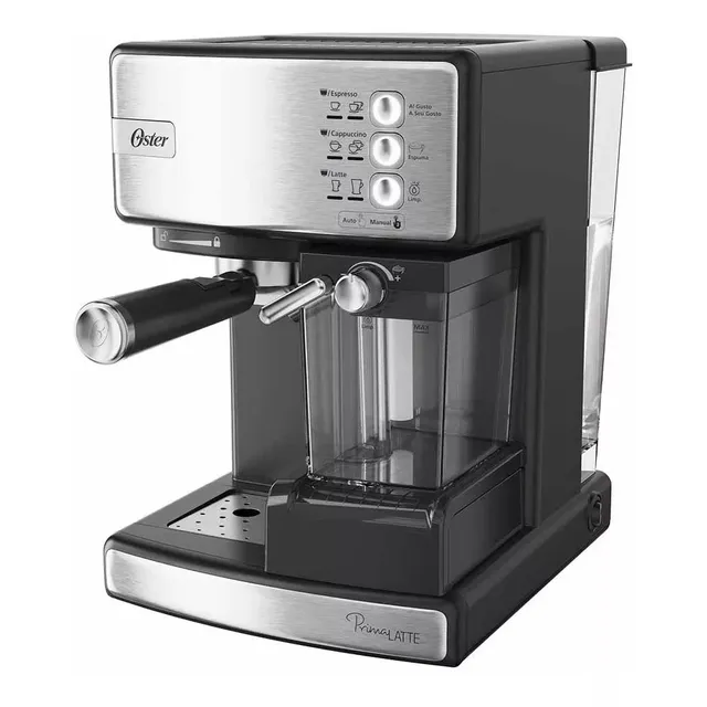 Cafetera Oster Espresso Y Cápsulas Silver Em6603ss