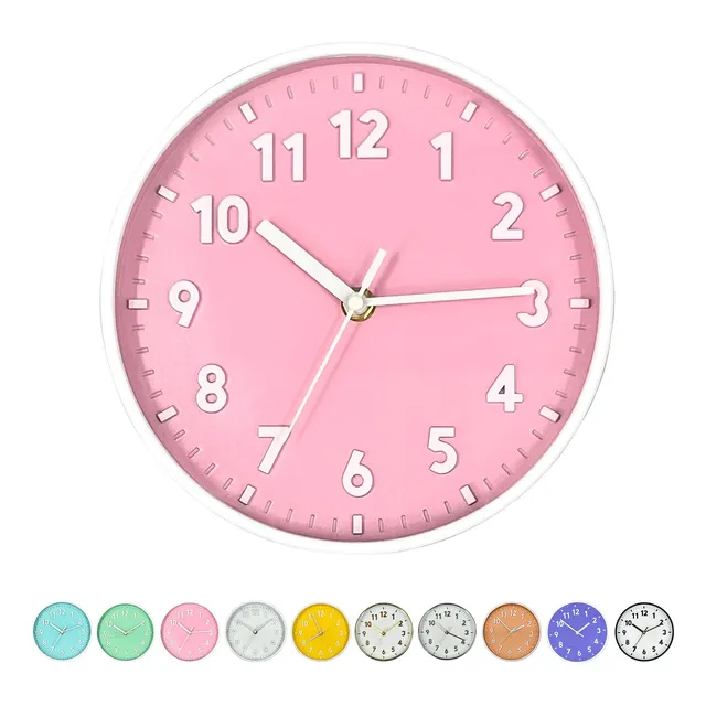 Andstar Reloj Pared Redondo 8  Numero Arabigo 3d Respetuoso