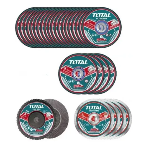 Set De 30 Mini Disco De Corte Total 76mm
