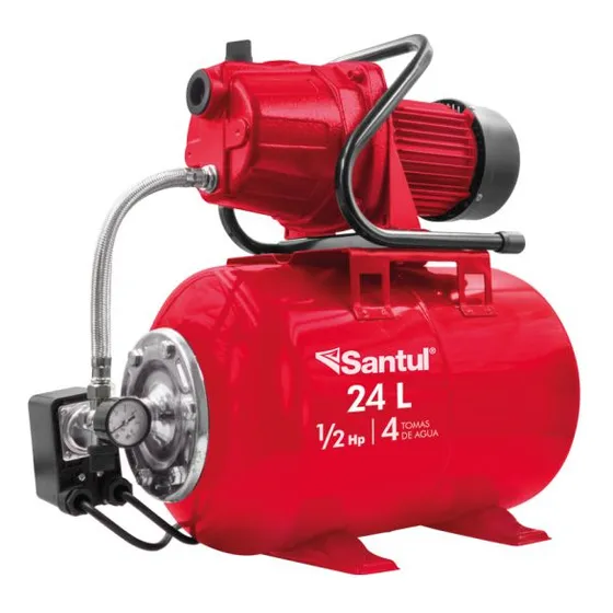 Bomba Hidroneumática 1/2 Hp, 24 Litros Santul
