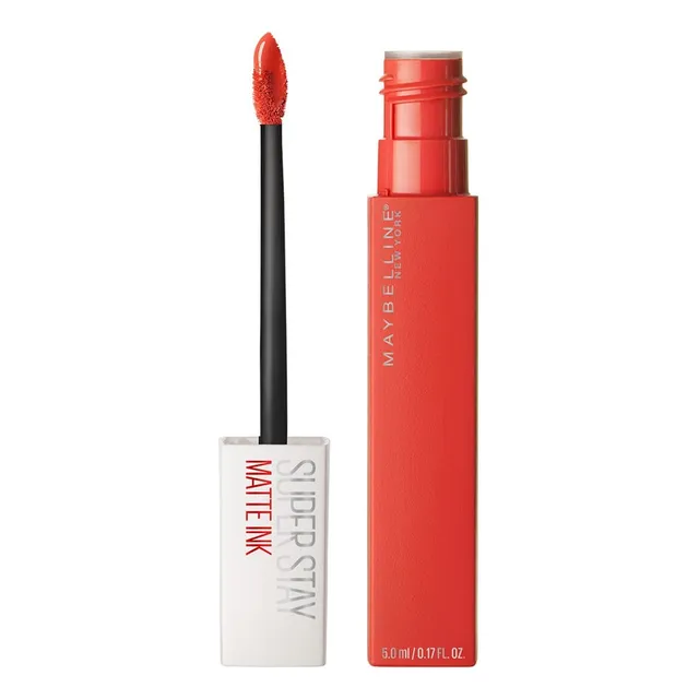 Labial Líquido Maybelline New York Super Stay Matte Ink 5ml Acabado Mate Color Heroine