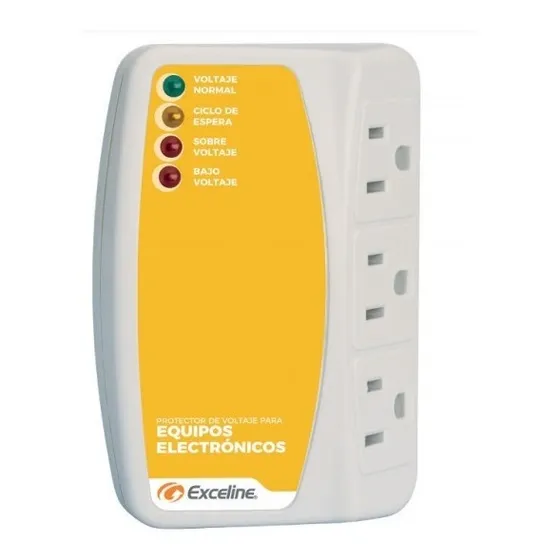 Protector De Voltaje Exceline Para Equipos Electronicos 120v