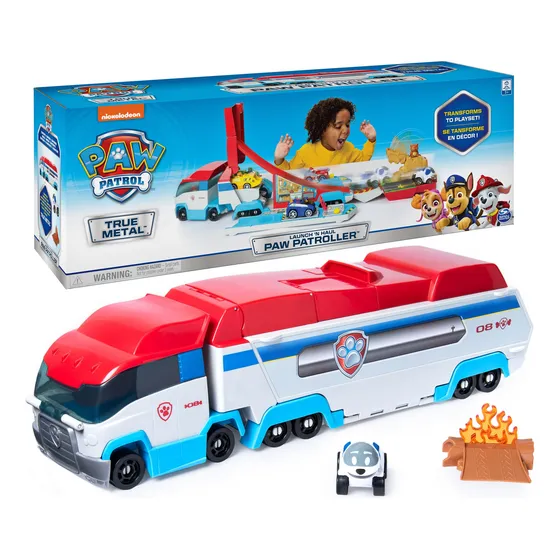 Paw Patrol Launchn Haul Paw Patroller, Juego De Orugas 2 En