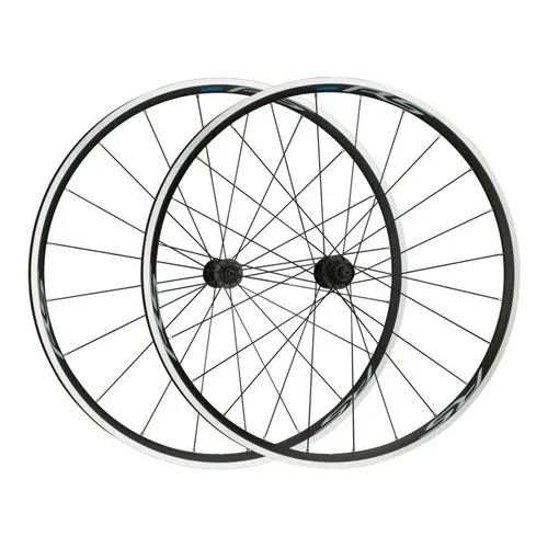 Ruedas Shimano Wh-rs100 10/11 Velocidades Bta Ruta Color Negro/Plateado