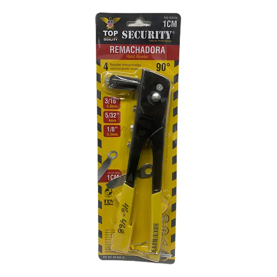Remachadora Security De 3 Boquillas
