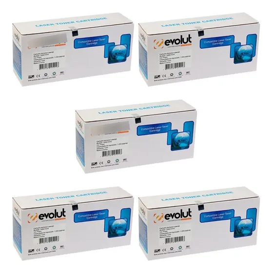 Kit 5 Toner Laser Hp 105a 107a 135a Compatível C/ Chip 