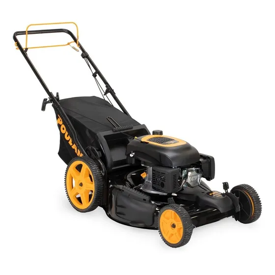 Podadora Poulan Pro Autopropulsada 3en1 22p 7hp 185cc 9pos Color Negro Y Amarillo