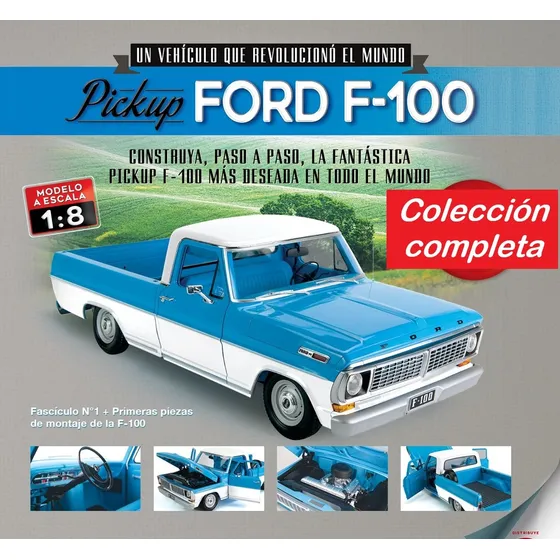 Set Completo Pickup Ford F-100 Salvat Pruni 110 Piezas Armar