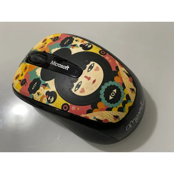 Mouse Microsoft Wireless Mobile 3500 Edicion Muxxi Preto
