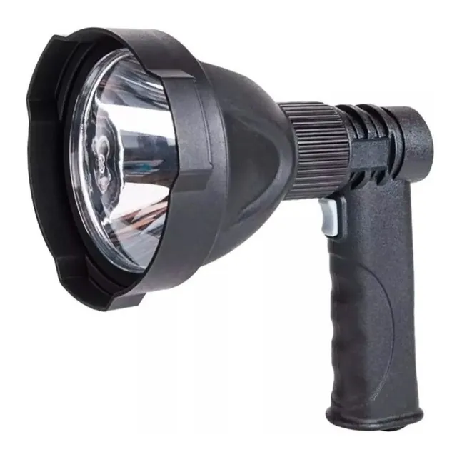 Foco Faro Tipo Mulita 10 Watts Recargable Color de la linterna Negro Color de la luz LED