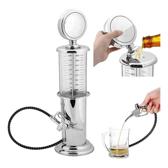 Chopera Dispensador Para Bebida Cerveza Jugos Licuados Color Plateado