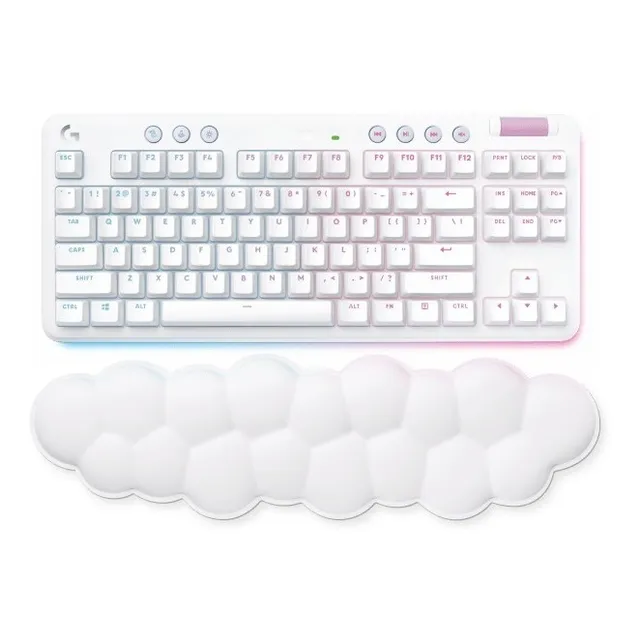 Teclado Logitech G715 Inalámbrico Lightspeed Lineal Blanco