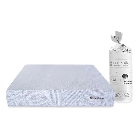 King Koil Express Comfort G22 colchón enrollado color gris 2 plazas 140cm x 190cm