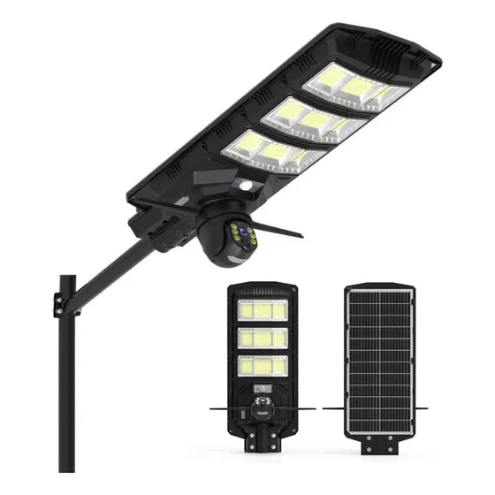 Foco Solar Con Camara Wifi App 2 En 1 Fullhd Vision Nocturna