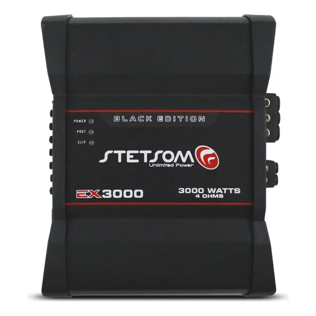 Modulo Digital Mono Stetsom Ex-3000 Black 1 Canal Crossover