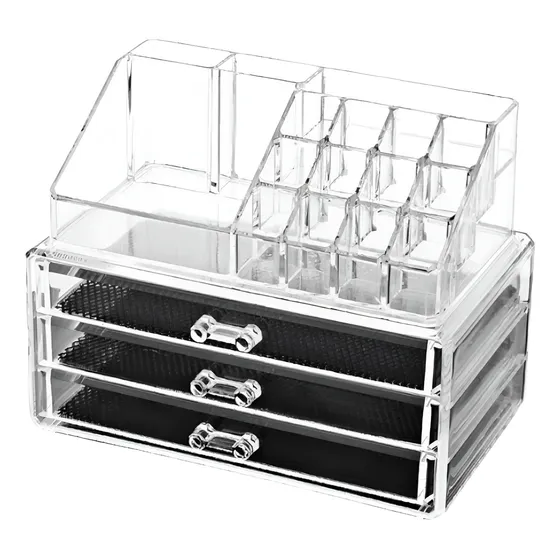 Organizador Maquillaje Acrilico Cajón Caja Porta Cosméticos