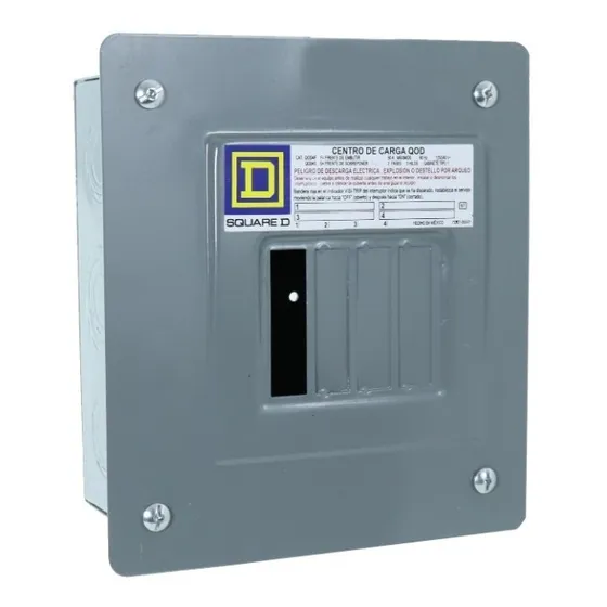 Centro Carga Squared Qod4f 4pastillas 60a 120-240v 01700570