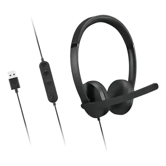 Fone De Ouvido Lenovo Headset Estéreo Com Fio Usb-a Gen 2
